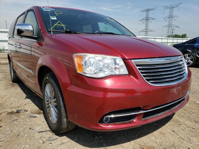 2C4RC1CG0DR614684 - 2013 CHRYSLER TOWN & COU TOURING L BURGUNDY photo 1