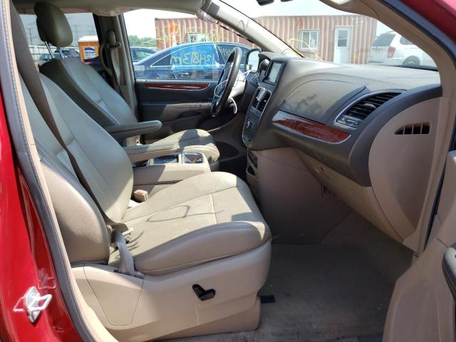 2C4RC1CG0DR614684 - 2013 CHRYSLER TOWN & COU TOURING L BURGUNDY photo 5