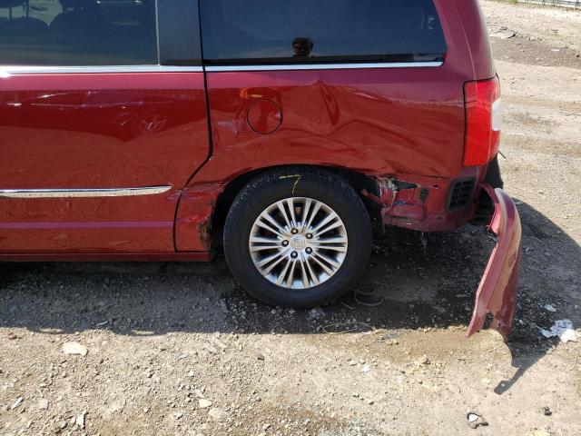 2C4RC1CG0DR614684 - 2013 CHRYSLER TOWN & COU TOURING L BURGUNDY photo 9