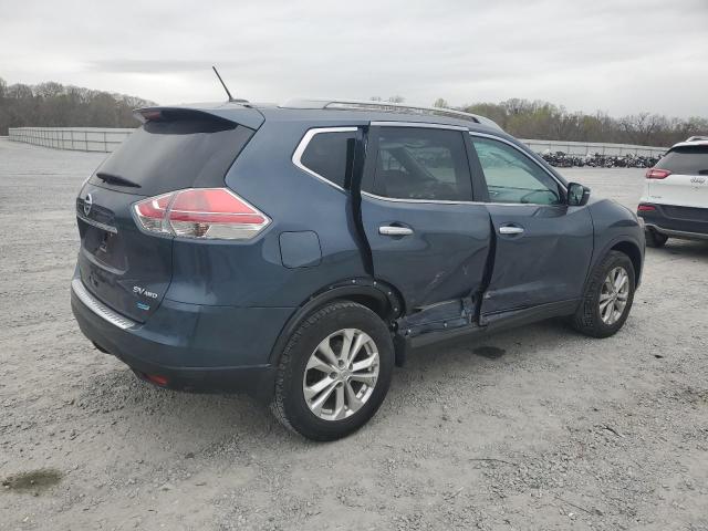 5N1AT2MV0EC860138 - 2014 NISSAN ROGUE S BLUE photo 3