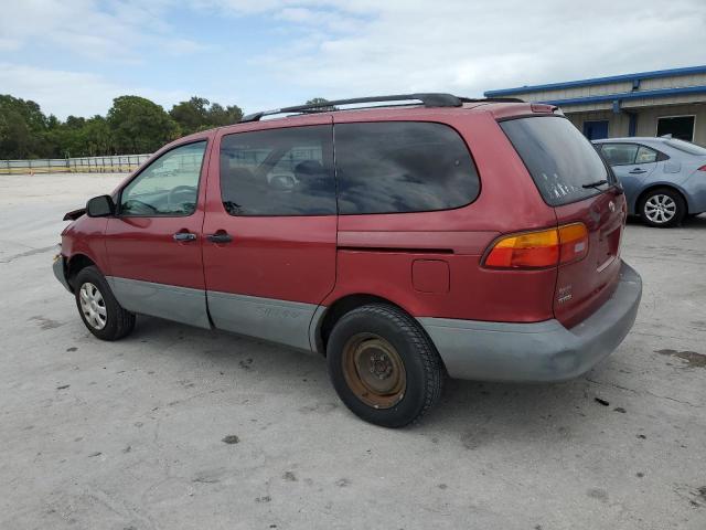 4T3ZF13C3WU086765 - 1998 TOYOTA SIENNA LE BURGUNDY photo 2