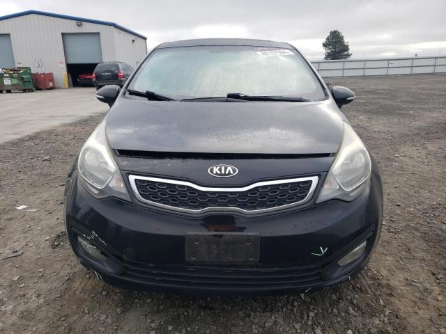 KNADN4A30D6281302 - 2013 KIA RIO EX BLACK photo 5