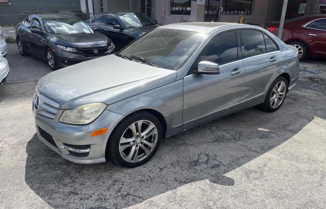 WDDGF4HBXEG205808 - 2014 MERCEDES-BENZ C 250 GRAY photo 2