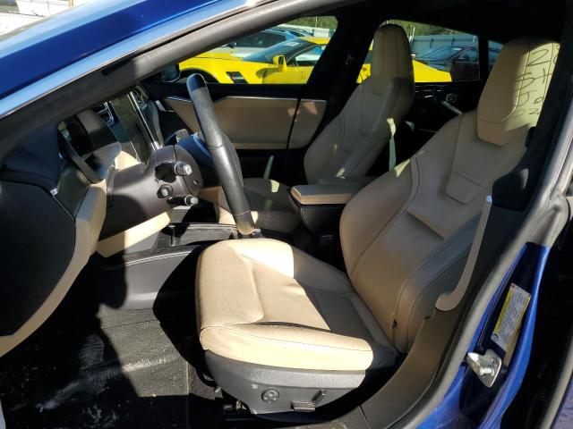 5YJSA1E2XGF149971 - 2016 TESLA MODEL S ლურჯი ფოტო 7
