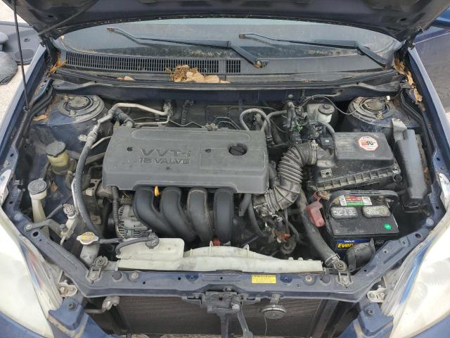 2T1KR32E95C372779 - 2005 TOYOTA COROLLA MA XR BLUE photo 11