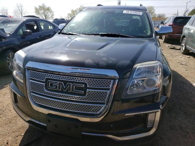 2GKFLVEK6H6235972 - 2017 GMC TERRAIN DENALI BLACK photo 5