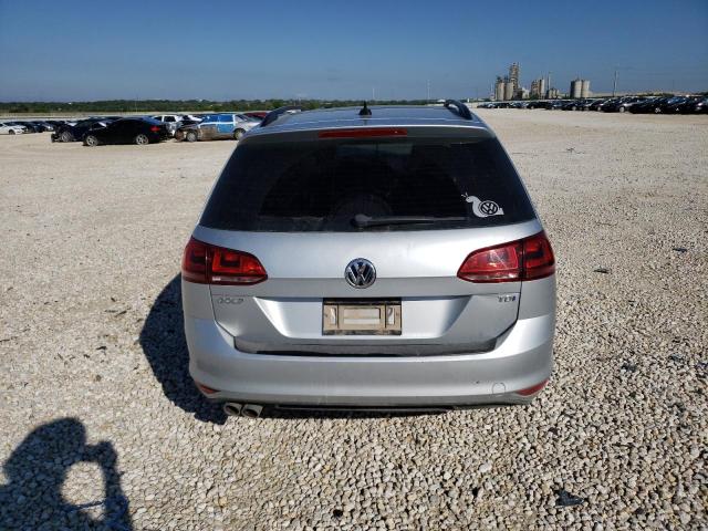 3VWCA7AU0FM511120 - 2015 VOLKSWAGEN GOLF SPORT TDI S SILVER photo 6