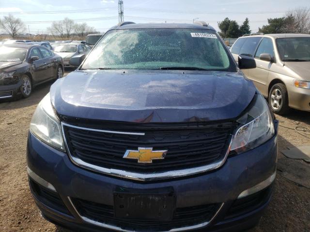 1GNKRFKD4DJ246512 - 2013 CHEVROLET TRAVERSE LS GRAY photo 5