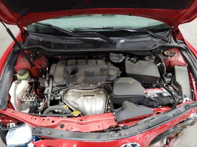 4T4BF3EK7BR165608 - 2011 TOYOTA CAMRY BASE RED photo 11