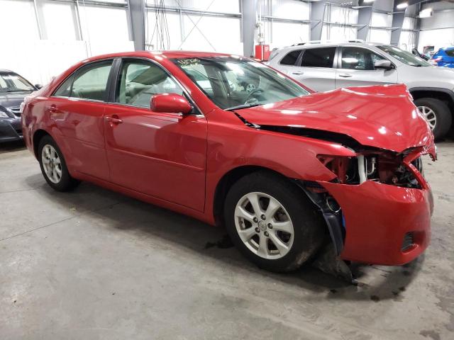 4T4BF3EK7BR165608 - 2011 TOYOTA CAMRY BASE RED photo 4
