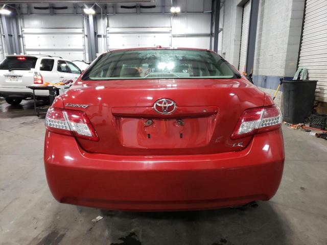 4T4BF3EK7BR165608 - 2011 TOYOTA CAMRY BASE RED photo 6