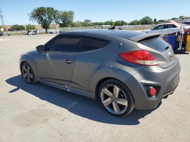 KMHTC6AE5EU185451 - 2014 HYUNDAI VELOSTER TURBO GRAY photo 2