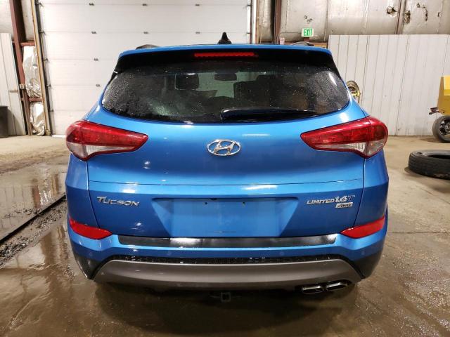 KM8J3CA24GU193605 - 2016 HYUNDAI TUCSON LIMITED BLUE photo 6