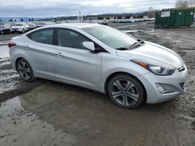 KMHDH4AH5FU249896 - 2015 HYUNDAI ELANTRA SE SILVER photo 4