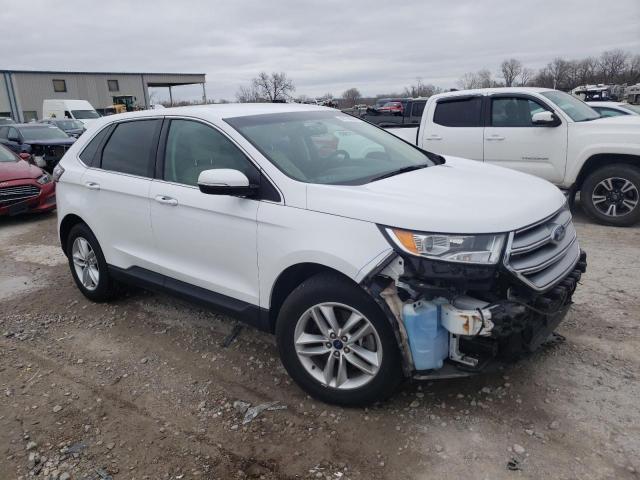 2FMPK4J99HBB54595 - 2017 FORD EDGE SEL WHITE photo 4