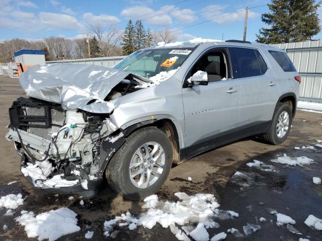 1GNEVGKW9JJ263446 - 2018 CHEVROLET TRAVERSE LT SILVER photo 1