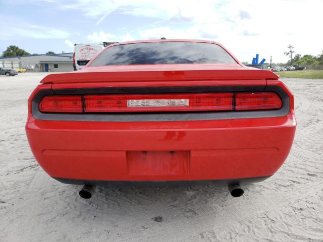 2B3CJ4DV7AH270106 - 2010 DODGE CHALLENGER SE RED photo 6