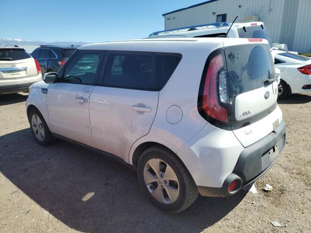 KNDJN2A24F7232182 - 2015 KIA SOUL WHITE photo 2