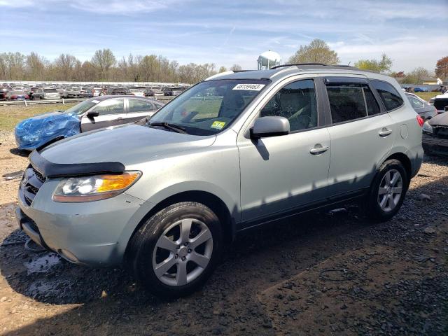 5NMSH73E57H111901 - 2007 HYUNDAI SANTA FE SE TURQUOISE photo 1