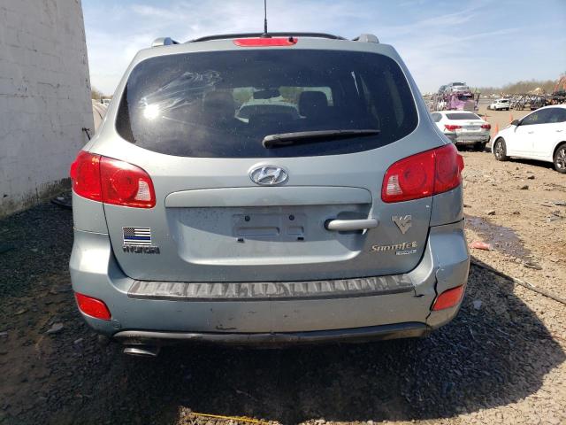 5NMSH73E57H111901 - 2007 HYUNDAI SANTA FE SE TURQUOISE photo 6