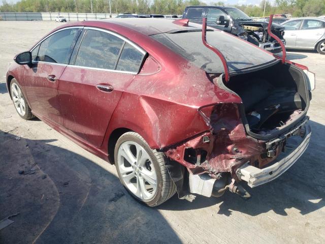 1G1BG5SMXG7253001 - 2016 CHEVROLET CRUZE PREMIER RED photo 2