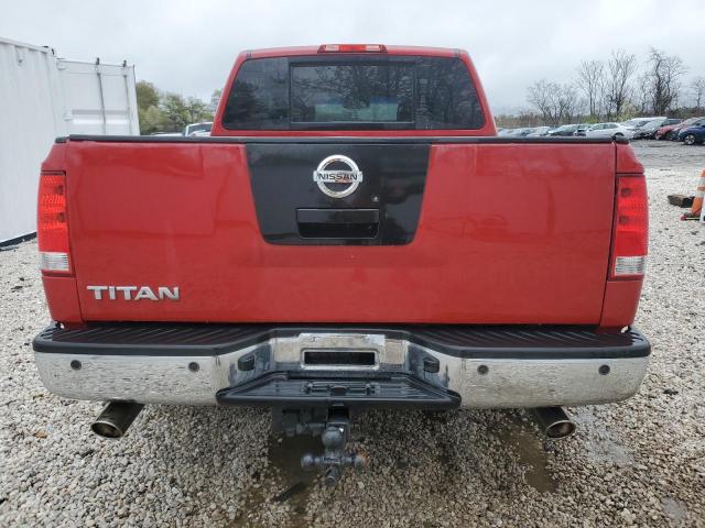 1N6BA0ED7BN322249 - 2011 NISSAN TITAN S RED photo 6