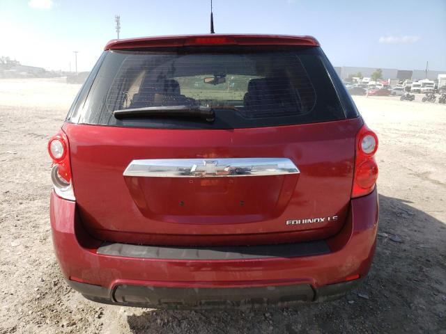 2CNALBEW2A6292159 - 2010 CHEVROLET EQUINOX LS RED photo 6