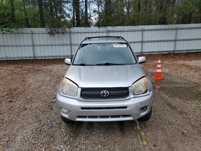 JTEHD20V040020619 - 2004 TOYOTA RAV4 SILVER photo 5