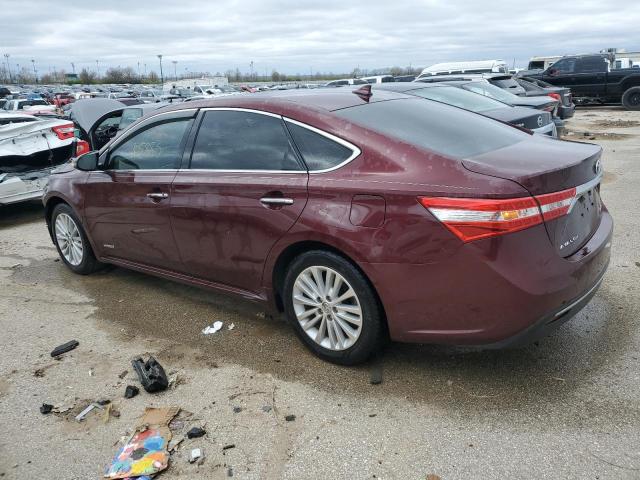 4T1BD1EB9FU037462 - 2015 TOYOTA AVALON HYBRID BURGUNDY photo 2