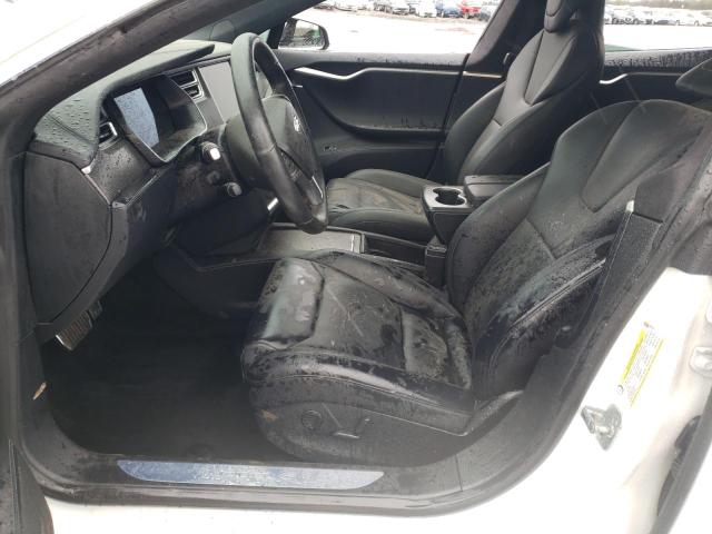 5YJSA1E24HF232362 - 2017 TESLA MODEL S თეთრი ფოტო 7