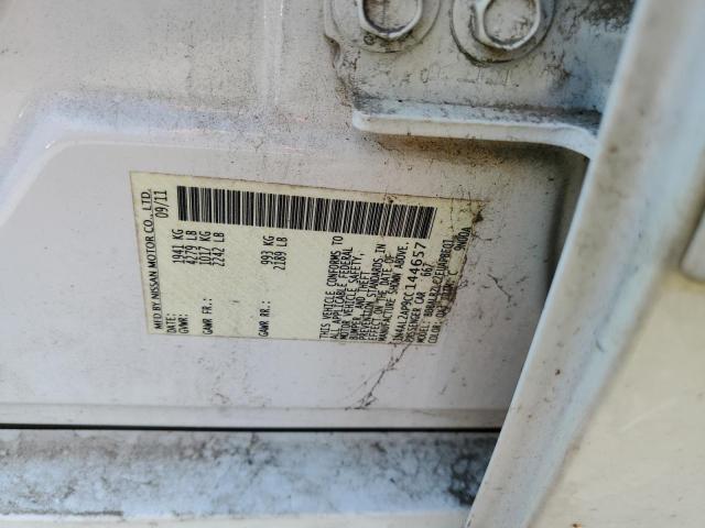 1N4AL2AP9CC144657 - 2012 NISSAN ALTIMA BASE WHITE photo 12