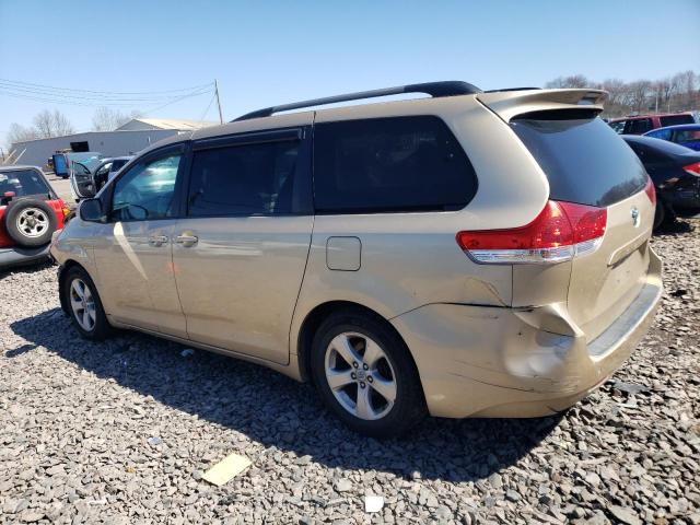 5TDKK3DC8CS223655 - 2012 TOYOTA SIENNA LE GOLD photo 2