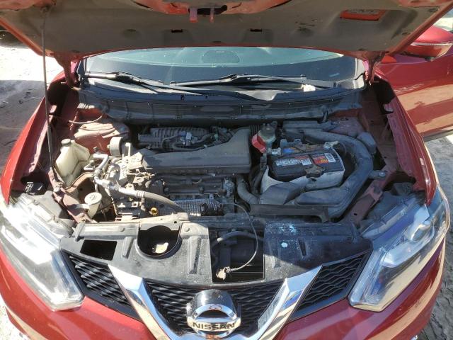 5N1AT2MV3FC908457 - 2015 NISSAN ROGUE S RED photo 12