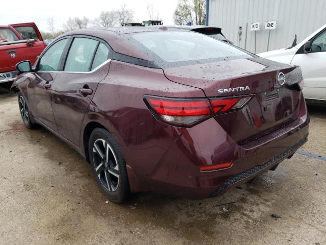 3N1AB8CV4RY219554 - 2024 NISSAN SENTRA SV MAROON photo 2