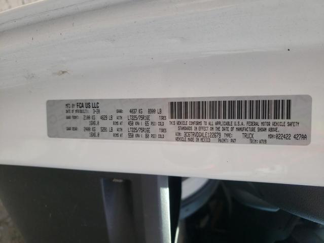 3C6TRVDGXLE122679 - 2020 RAM PROMASTER 2500 HIGH თეთრი ფოტო 13