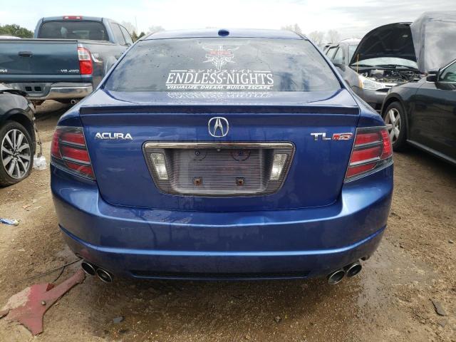 19UUA76577A006653 - 2007 ACURA TL TYPE S BLUE photo 6