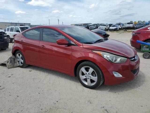 KMHDH4AE2DU803673 - 2013 HYUNDAI ELANTRA GLS RED photo 4