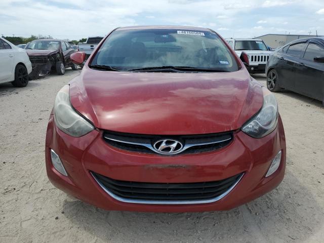 KMHDH4AE2DU803673 - 2013 HYUNDAI ELANTRA GLS RED photo 5