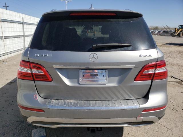 4JGDA5HBXFA541010 - 2015 MERCEDES-BENZ ML 350 4MATIC GRAY photo 6