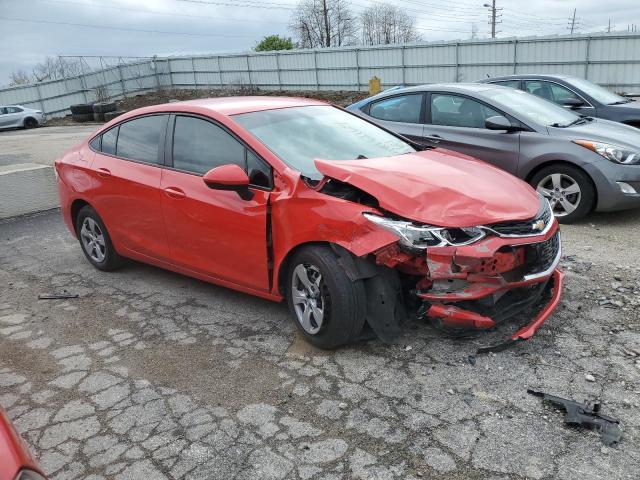 1G1BC5SM7J7152162 - 2018 CHEVROLET CRUZE LS RED photo 4