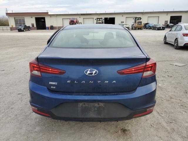 5NPD74LF1KH498073 - 2019 HYUNDAI ELANTRA SE BLUE photo 6