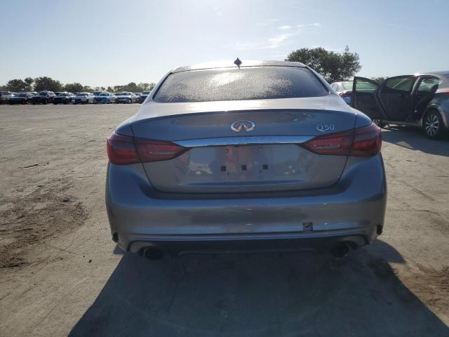 JN1EV7APXKM518627 - 2019 INFINITI Q50 LUXE GRAY photo 6