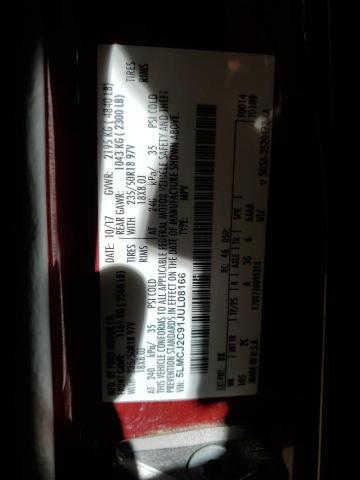 5LMCJ2C91JUL08166 - 2018 LINCOLN MKC SELECT MAROON photo 13