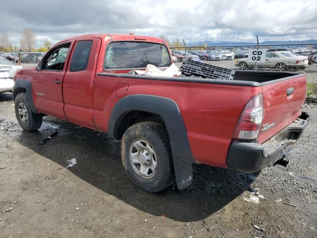 5TEUU4EN0AZ736178 - 2010 TOYOTA TACOMA ACCESS CAB წითელი ფოტო 2