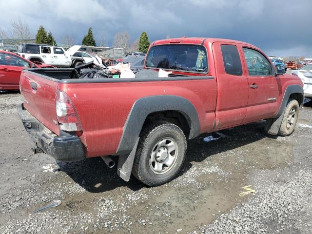 5TEUU4EN0AZ736178 - 2010 TOYOTA TACOMA ACCESS CAB წითელი ფოტო 3