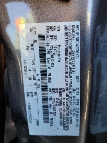 1FADP5BUXDL528567 - 2013 FORD C-MAX SEL GRAY photo 13