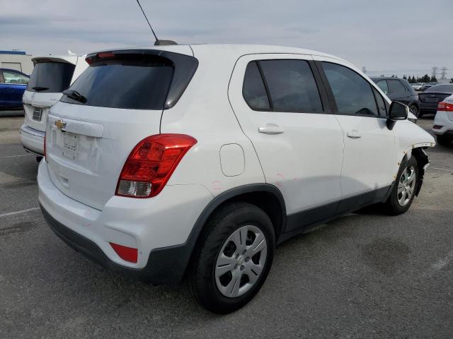 KL7CJKSB8HB170706 - 2017 CHEVROLET TRAX LS WHITE photo 3