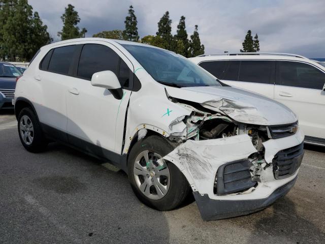 KL7CJKSB8HB170706 - 2017 CHEVROLET TRAX LS WHITE photo 4