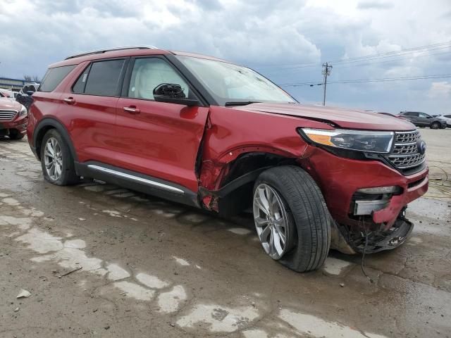 1FMSK7FHXMGB07154 - 2021 FORD EXPLORER LIMITED RED photo 4