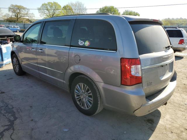 2C4RC1CG6DR647401 - 2013 CHRYSLER TOWN & COU TOURING L SILVER photo 2